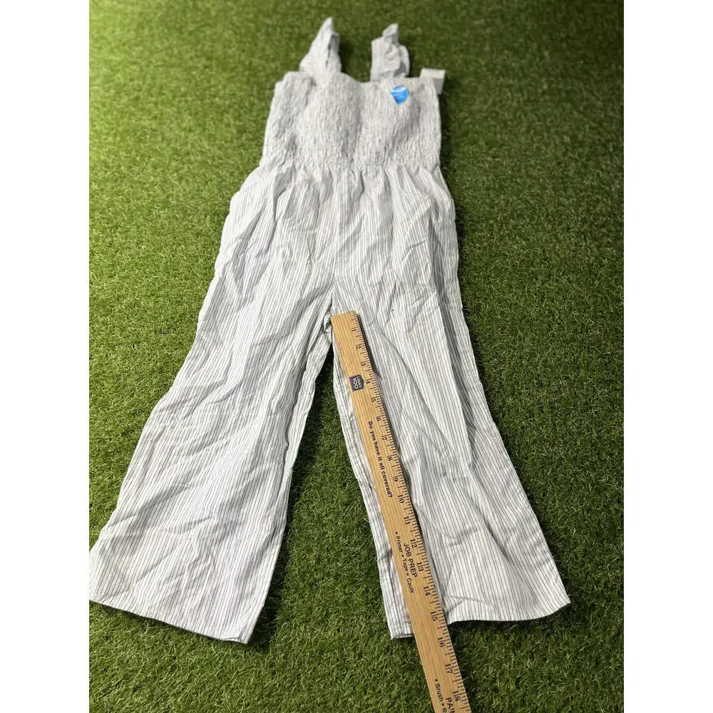 Carters Girls Romper 7 Striped‎ Sleeveless Jumpsuit with Ruffle Straps